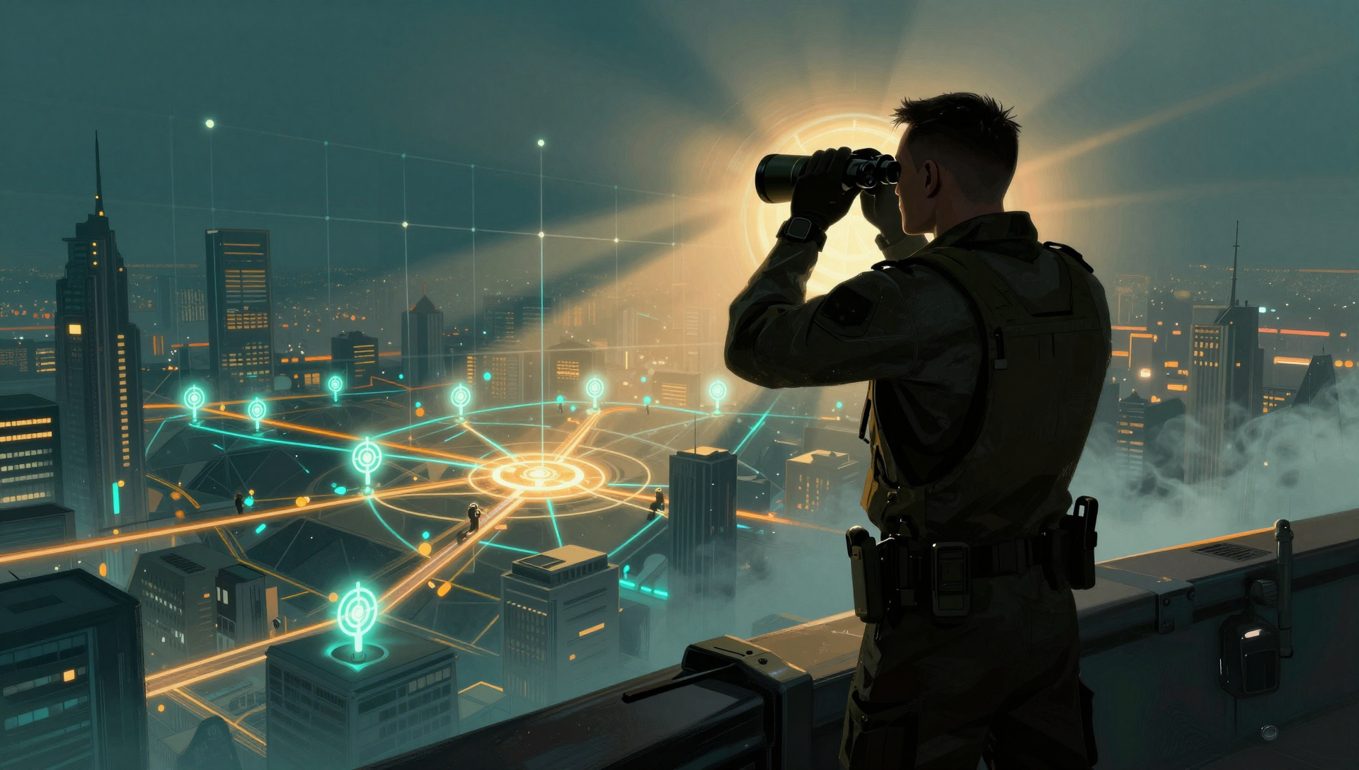 Veteran entrepreneur surveying business landscape